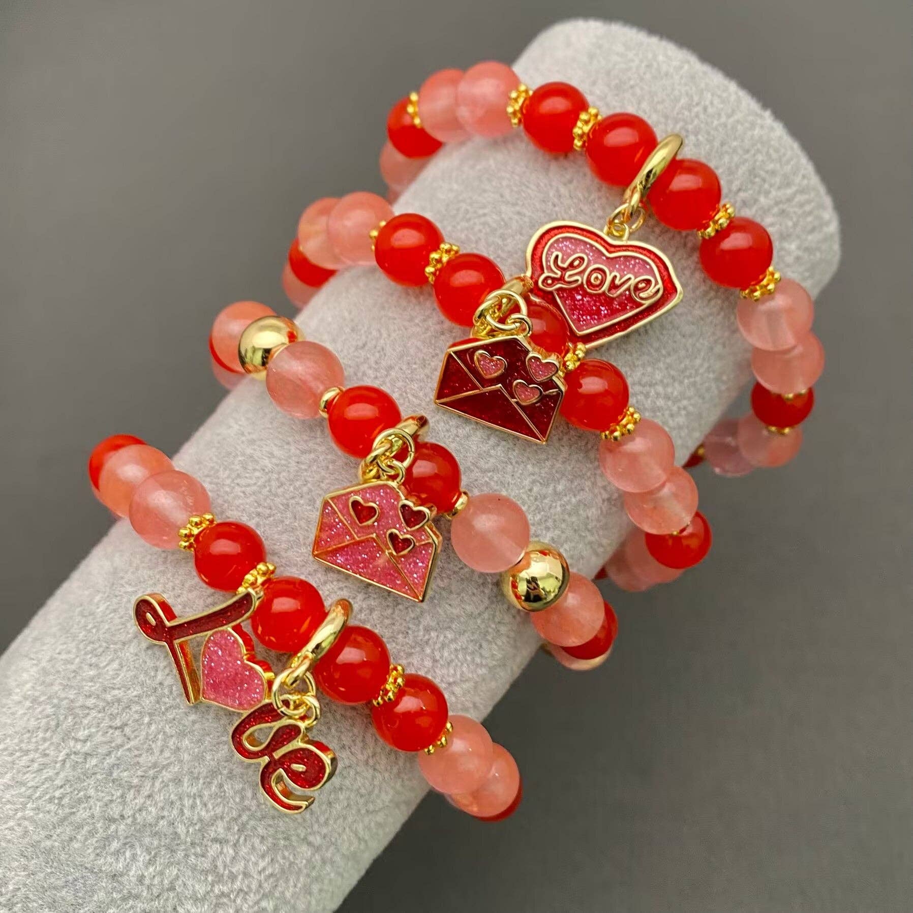 Love Envelope Beaded Bracelet