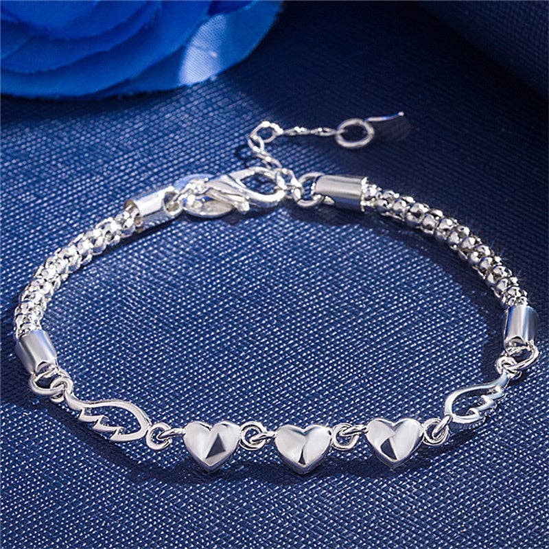 Heart Charm Bracelet