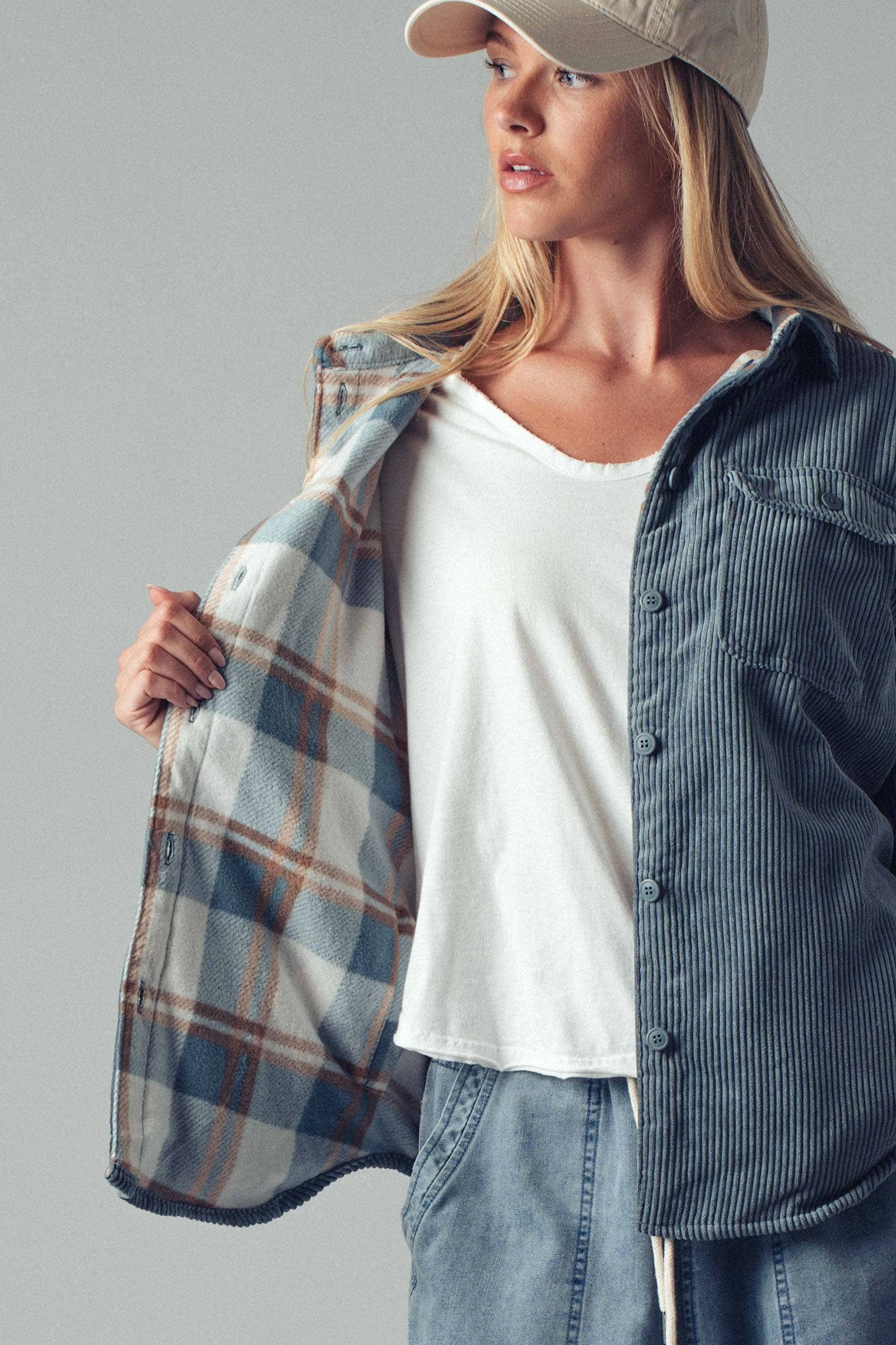 Corduroy Flannel Shacket