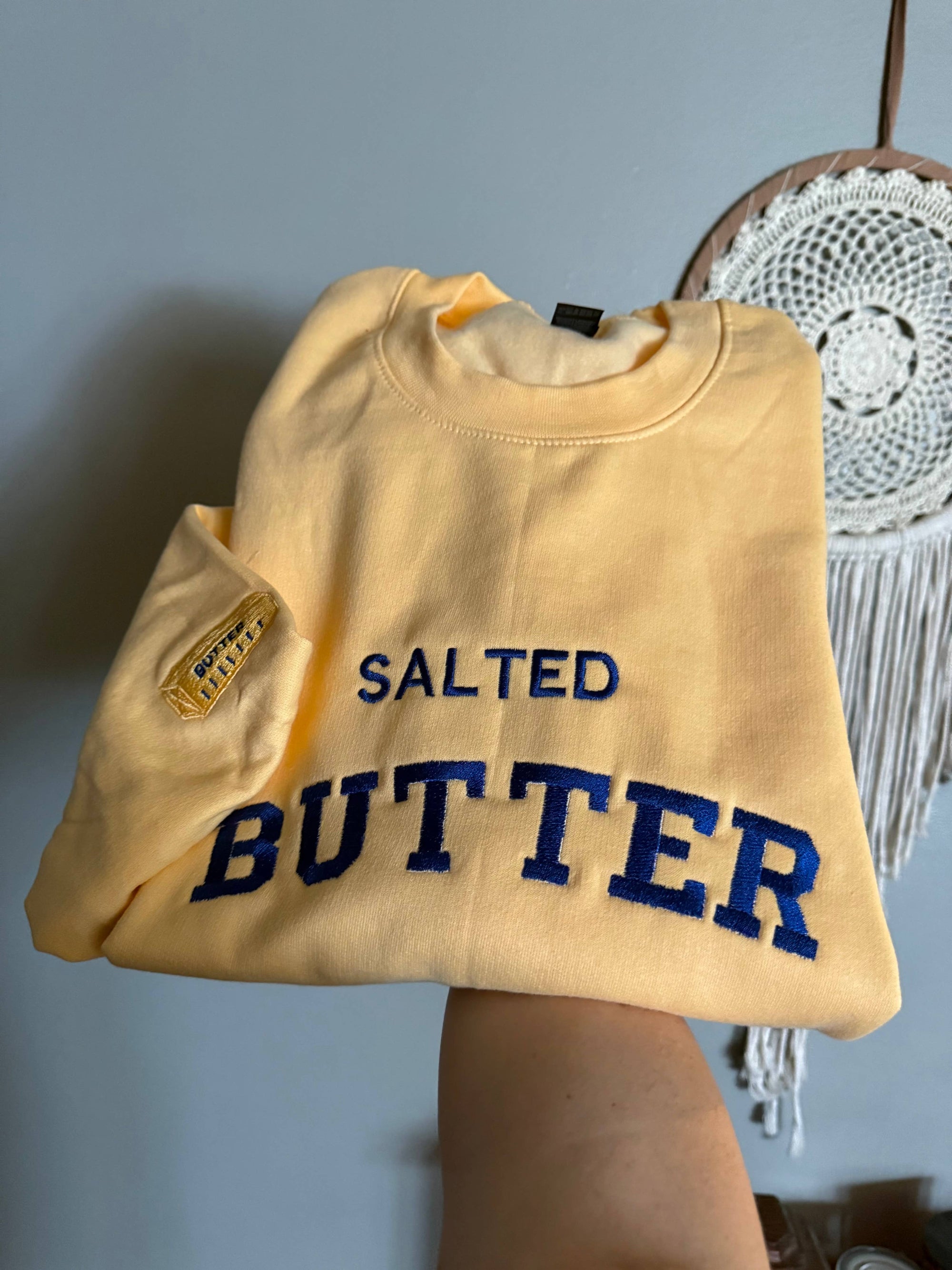 Salted Butter Embroidered T-Shirt
