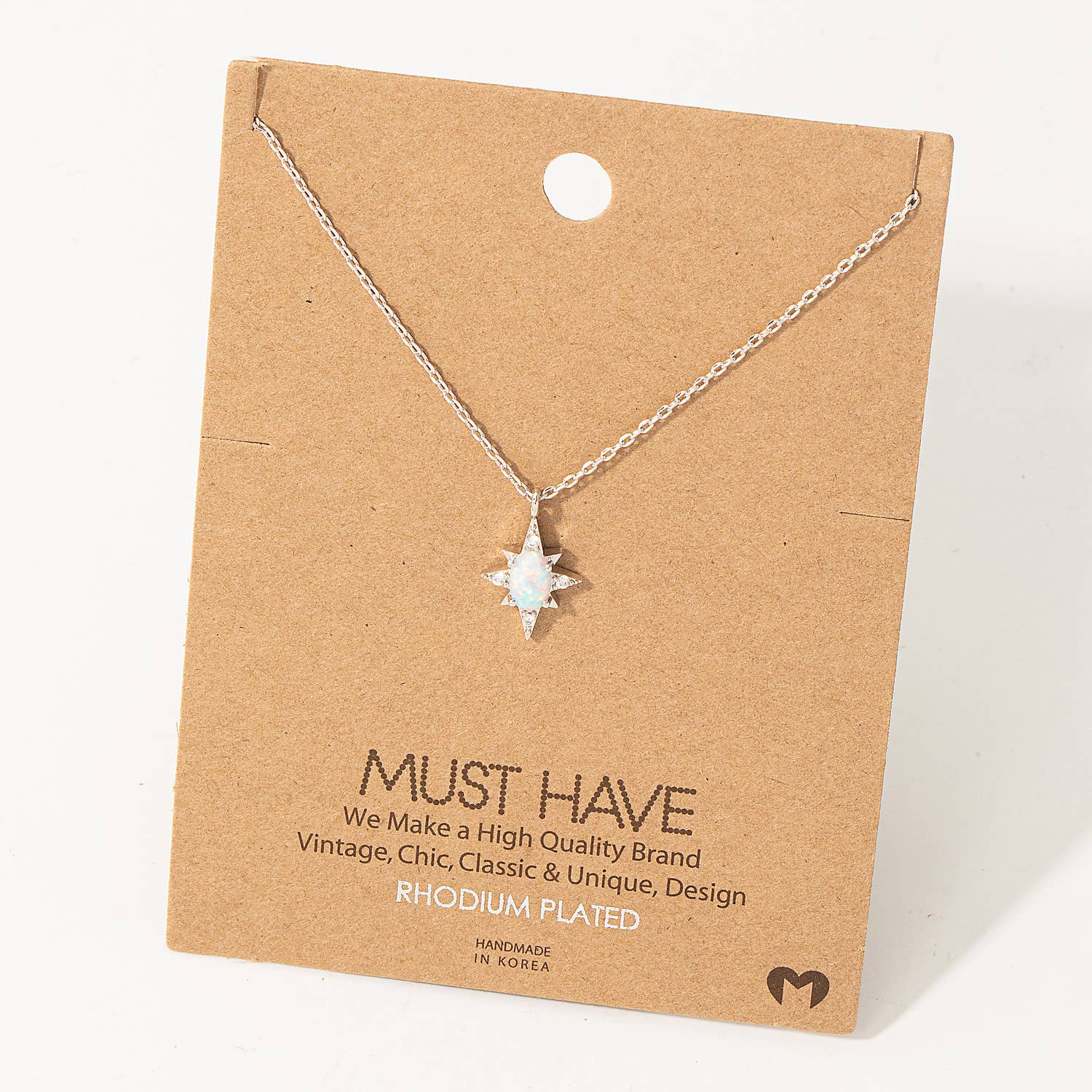 Mini Star Opal Necklace