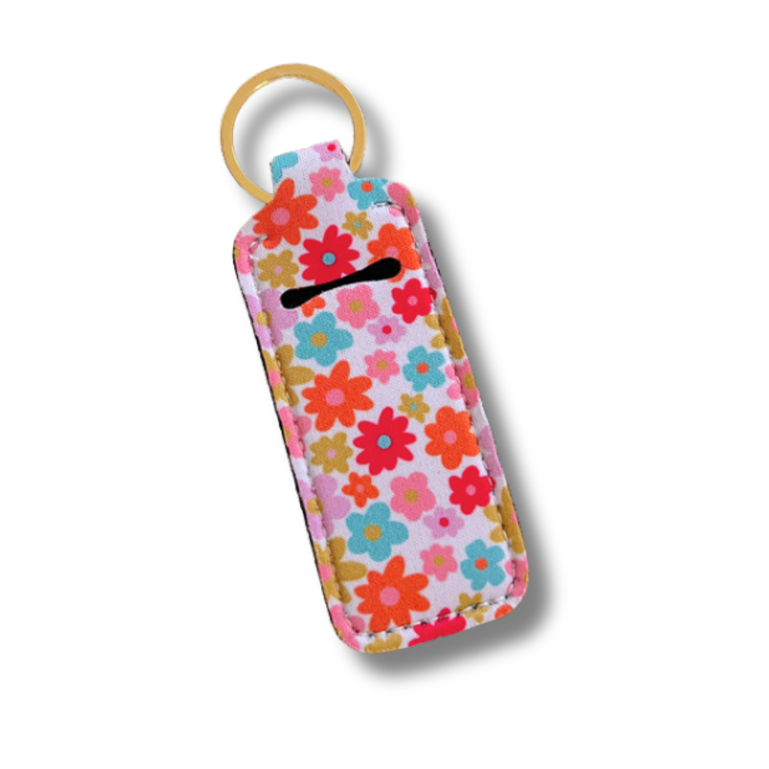 Retro Floral Lip Balm Holder