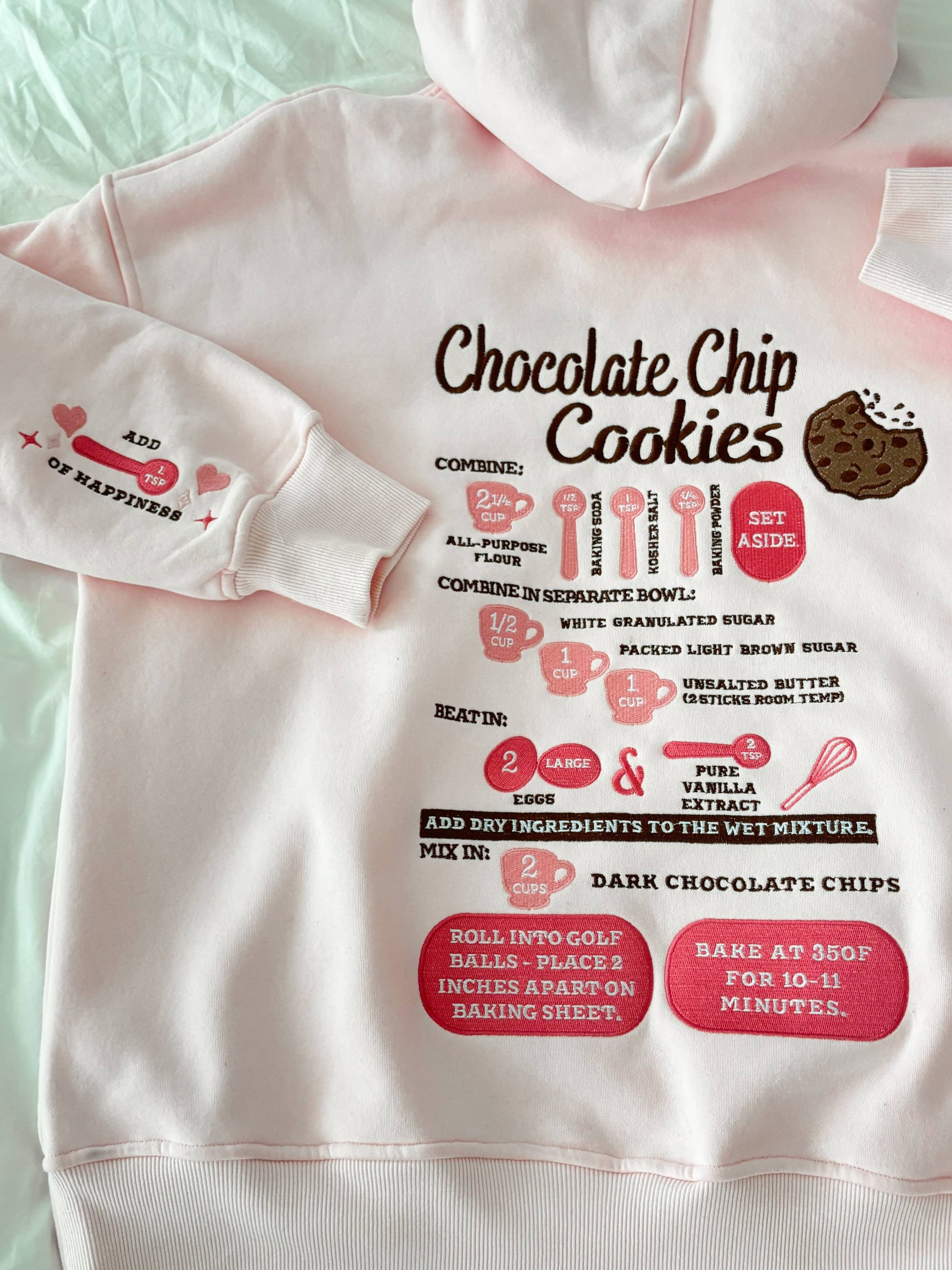 Chocolate Chip Cookie Recipe Hoodie