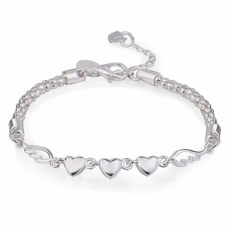 Heart Charm Bracelet