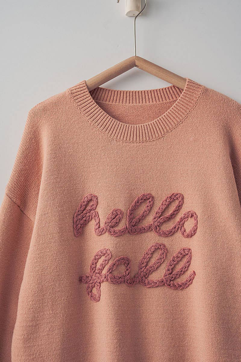 Hello Fall Sweater