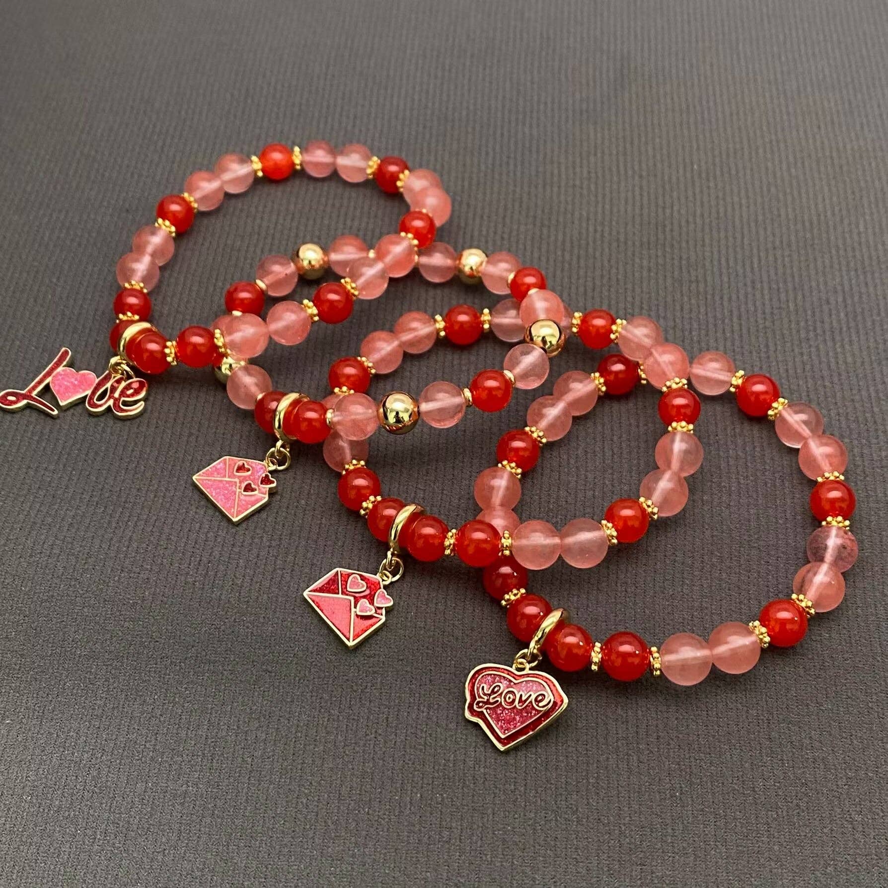 Love Envelope Beaded Bracelet