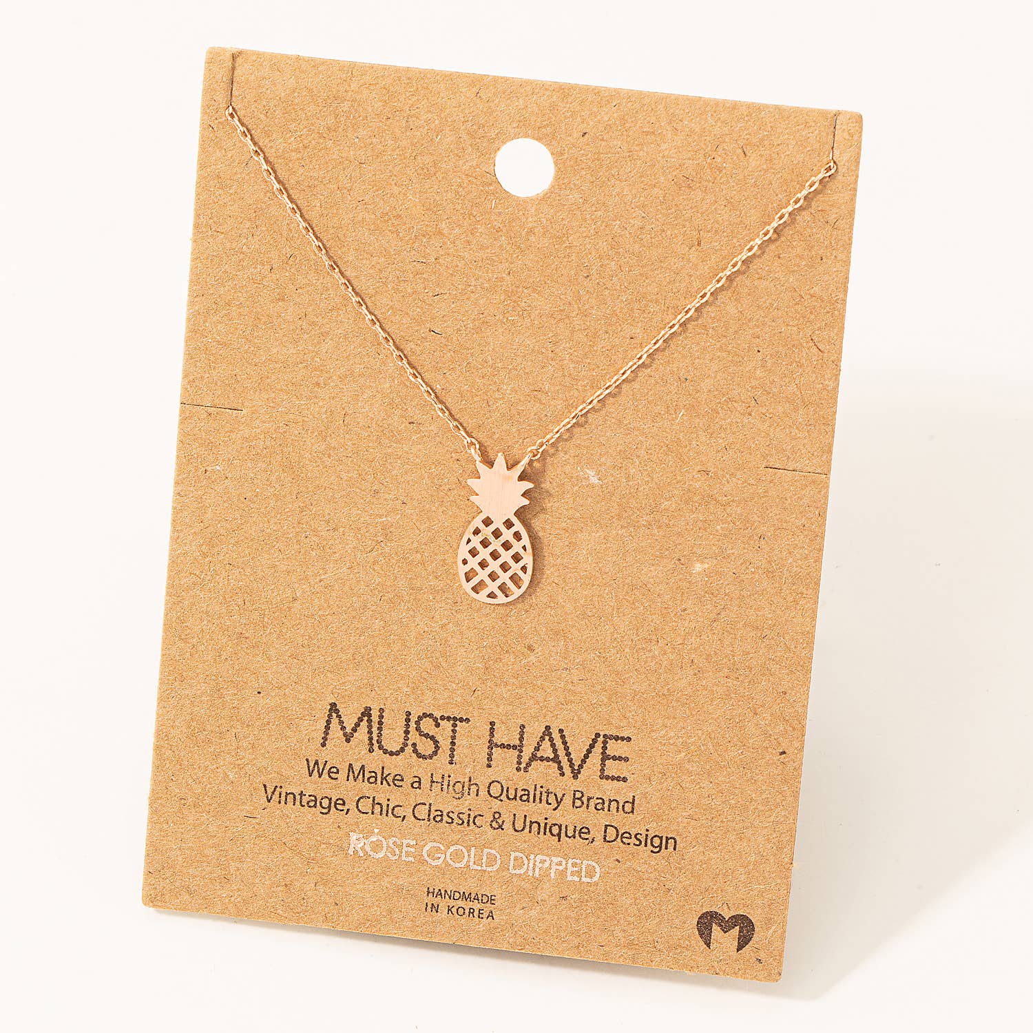 Pineapple Charm Necklace