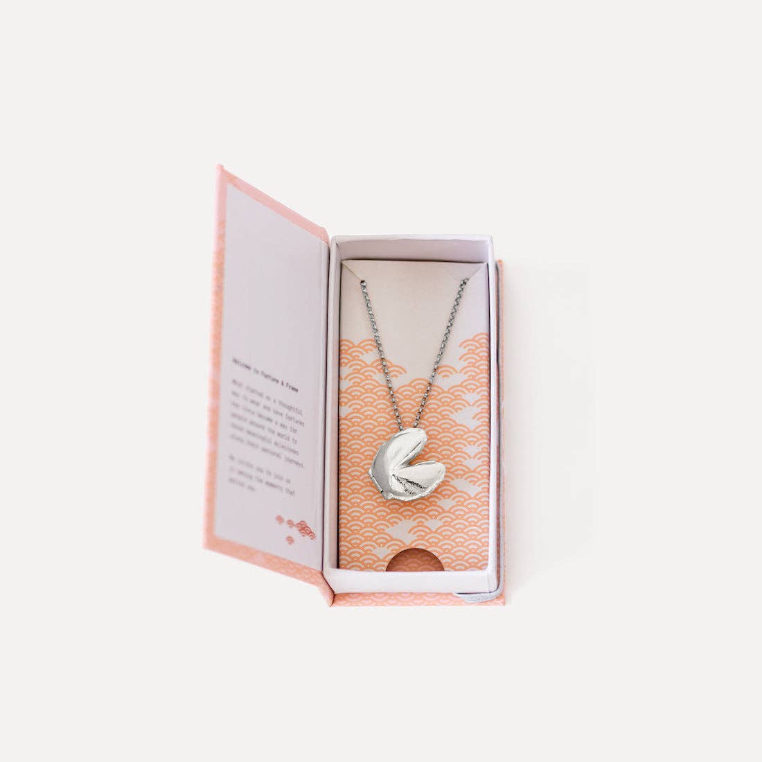 Fortune Cookie Locket Necklace