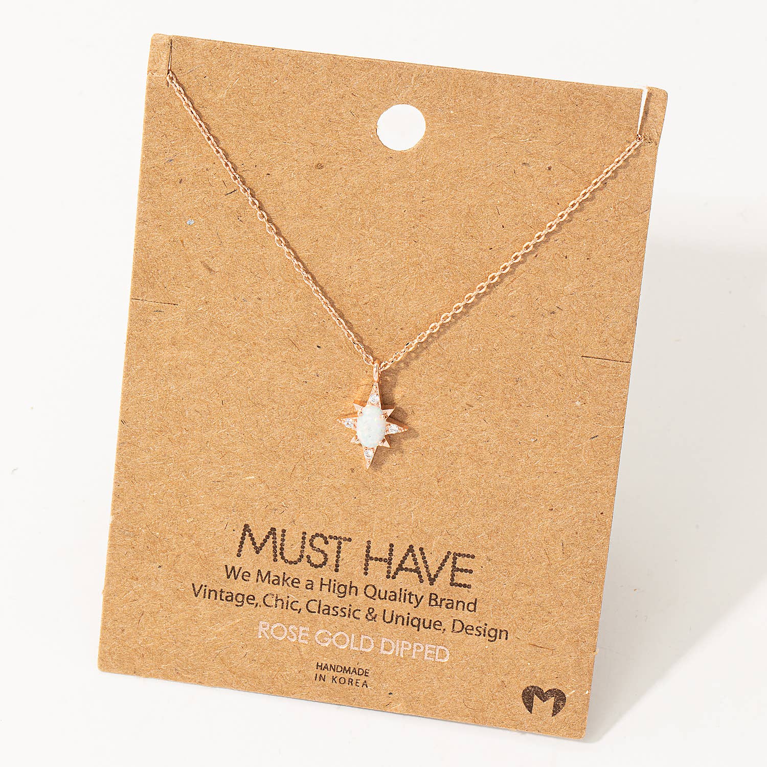Mini Star Opal Necklace