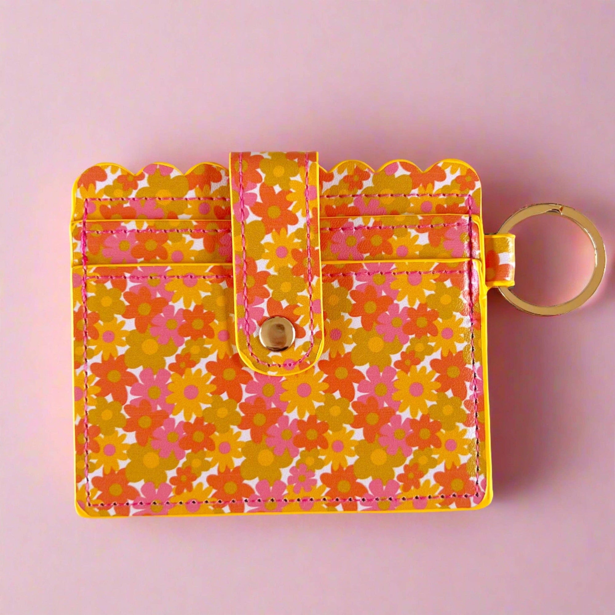 60s Floral Wallet