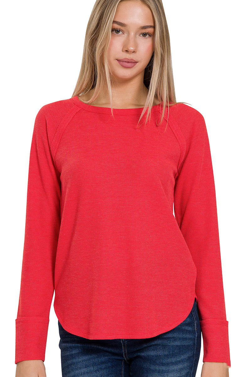 Long Sleeve Shirt - Ruby