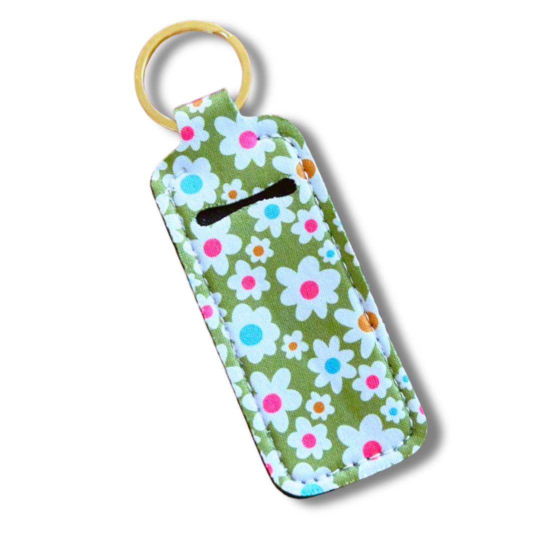 Green Daisy Lip Balm Holder