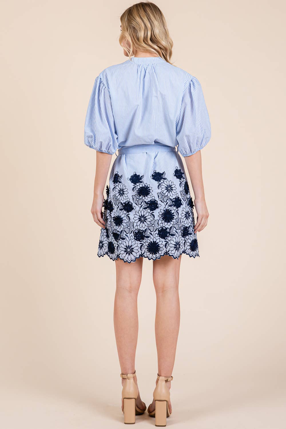 Floral Mini Shirt Dress