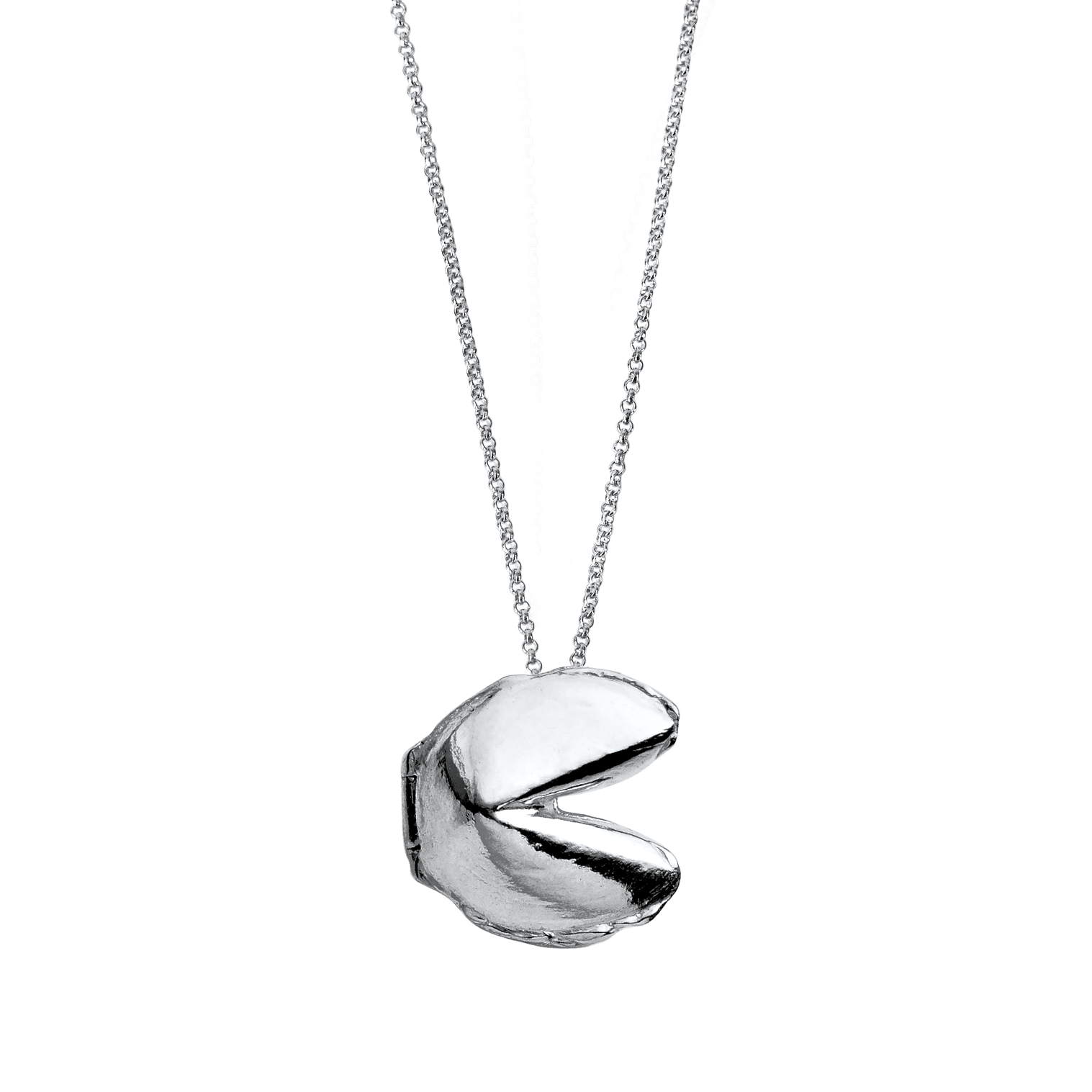 Fortune Cookie Locket Necklace