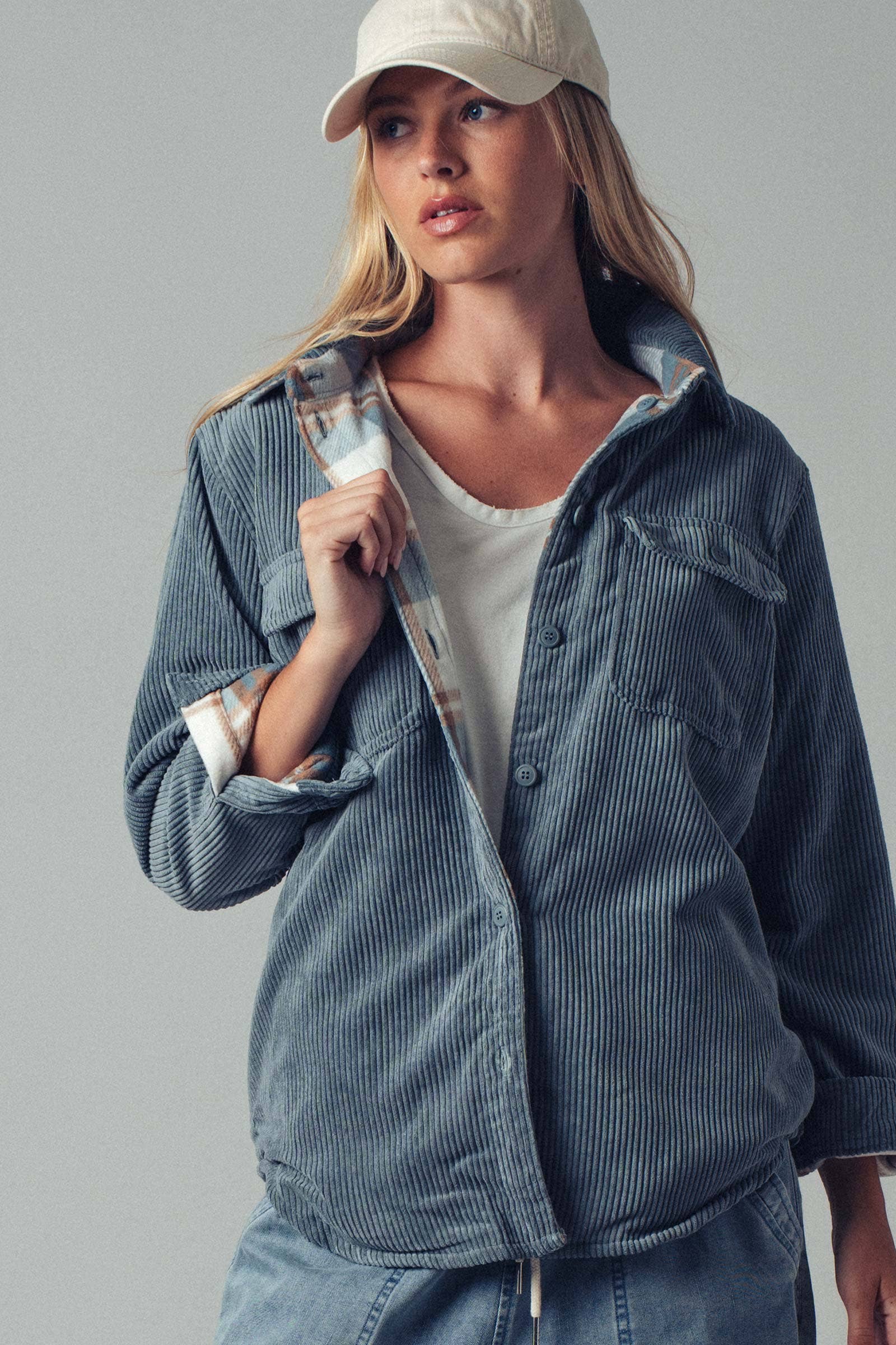 Corduroy Flannel Shacket