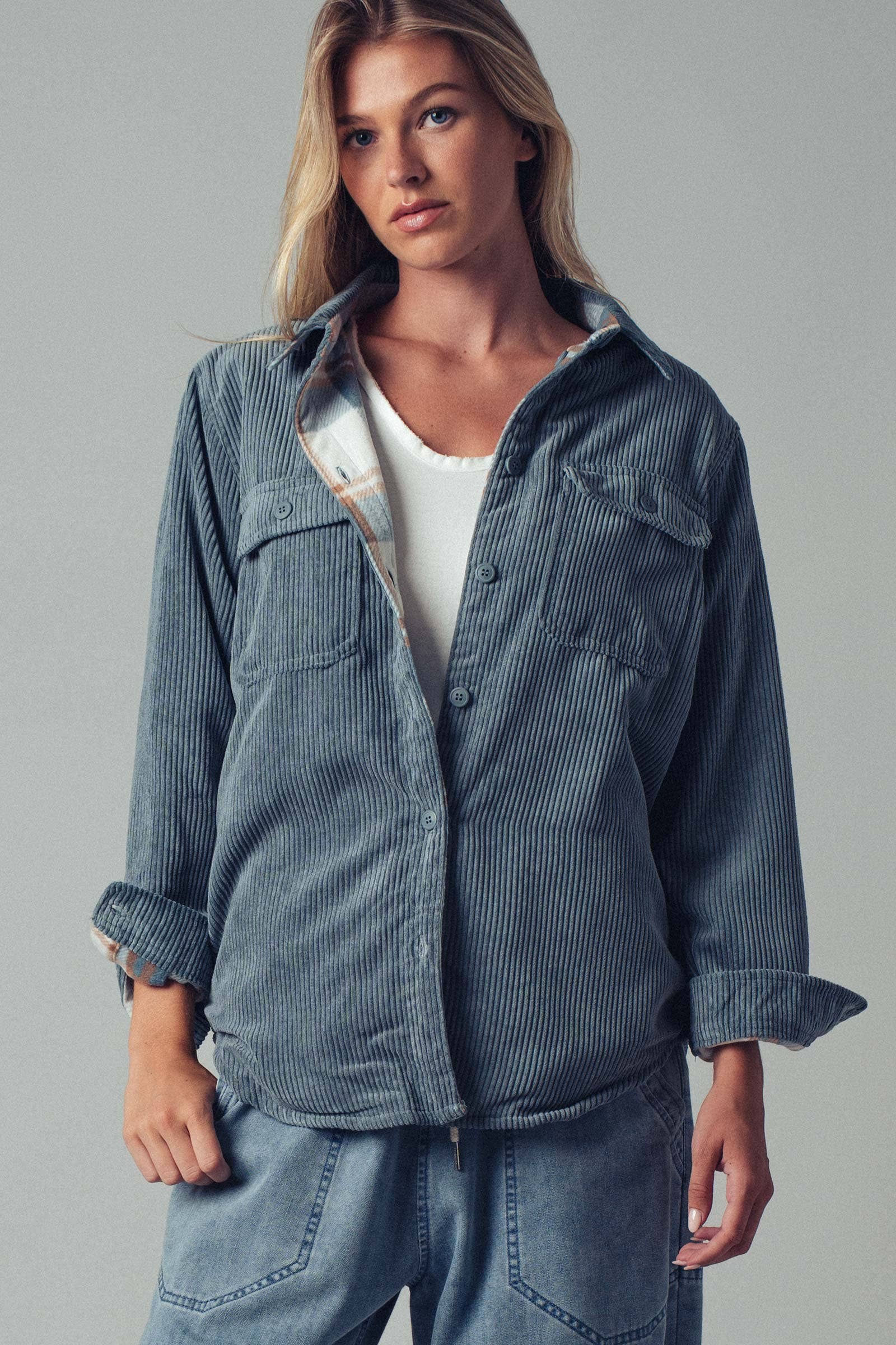 Corduroy Flannel Shacket