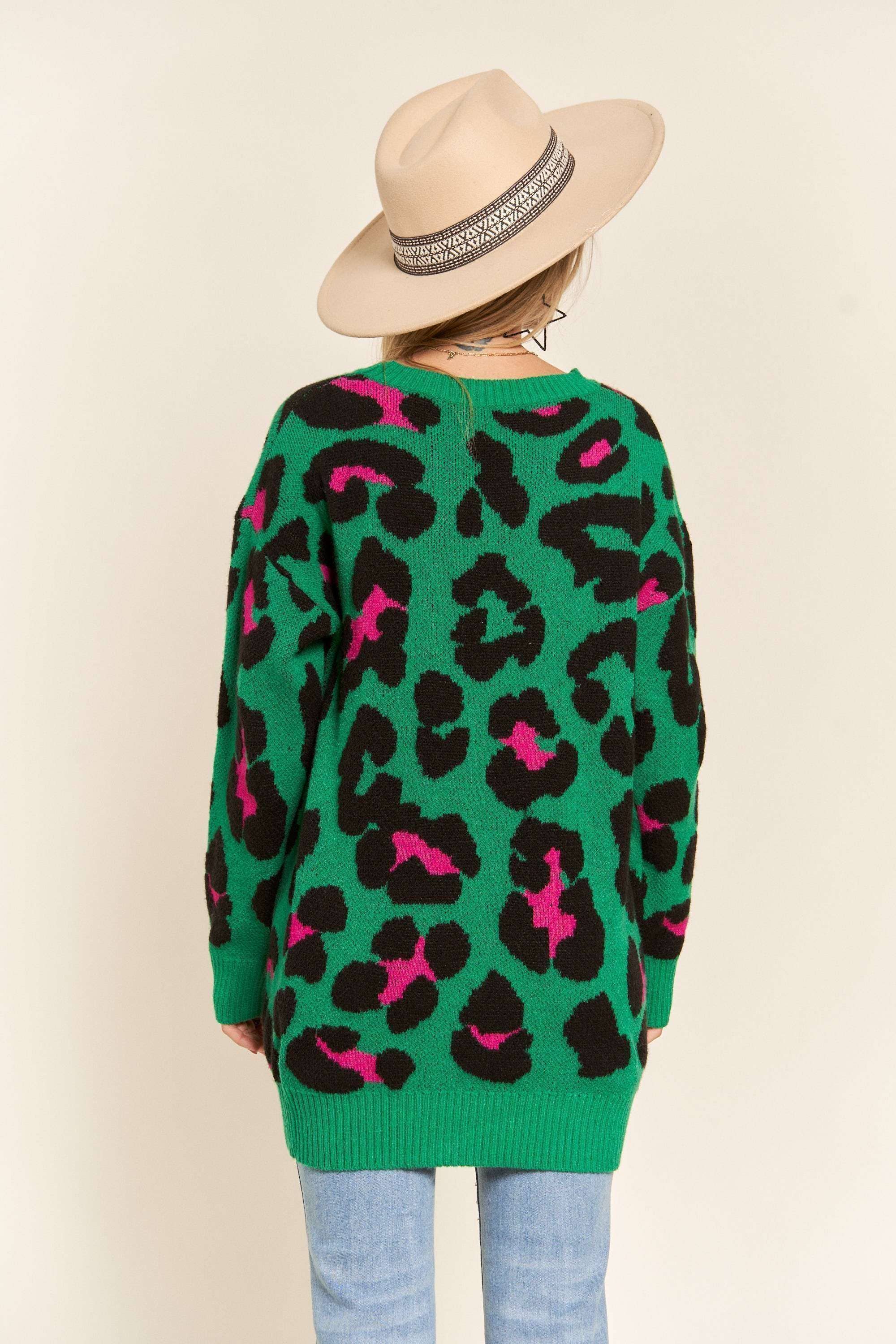 Leopard Tunic Sweater