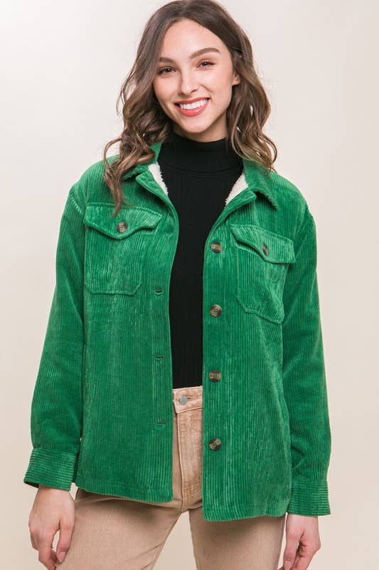 Green Corduroy Jacket
