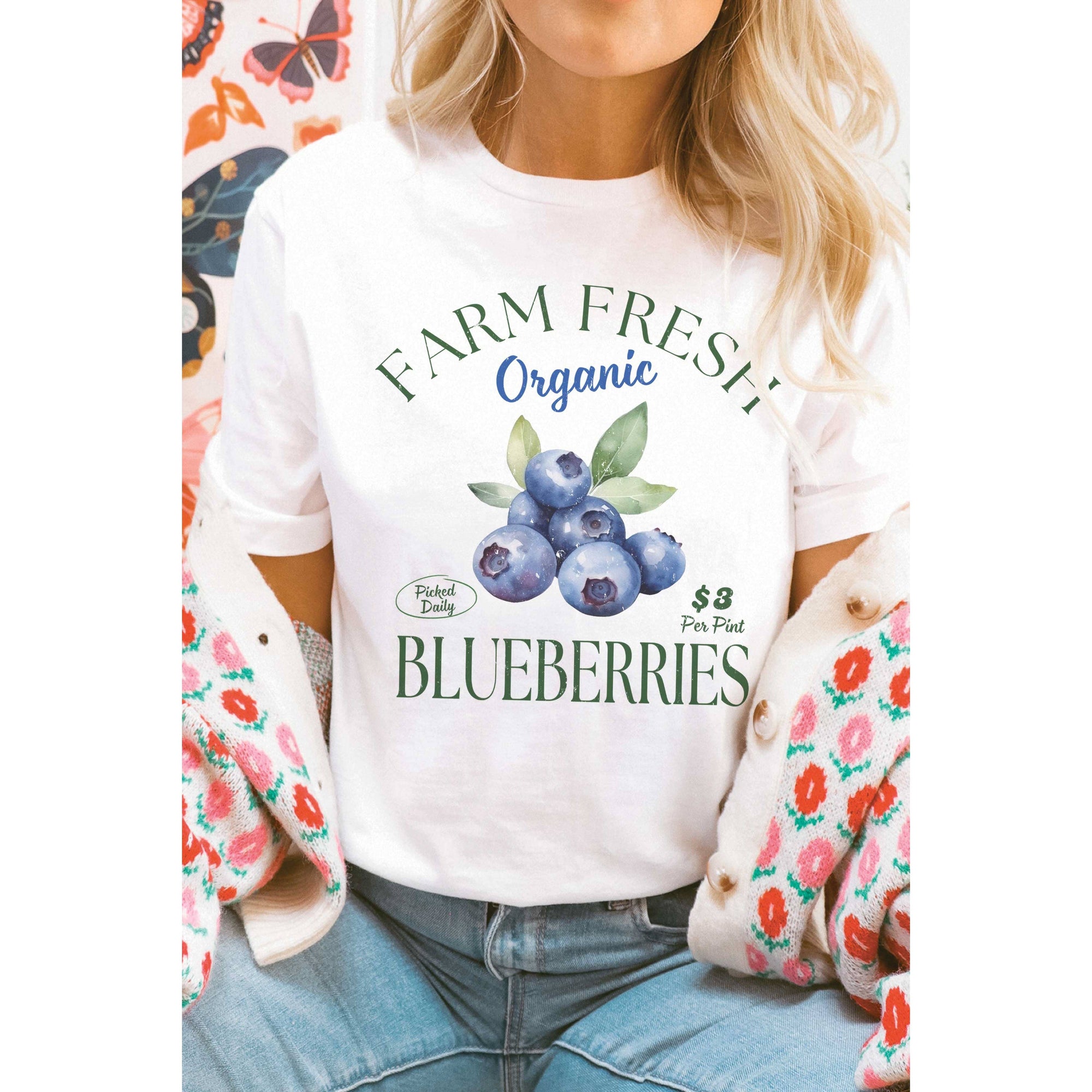 Blueberry Graphic Tee