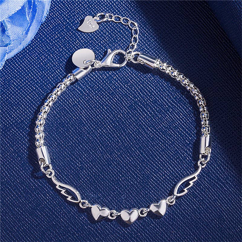 Heart Charm Bracelet