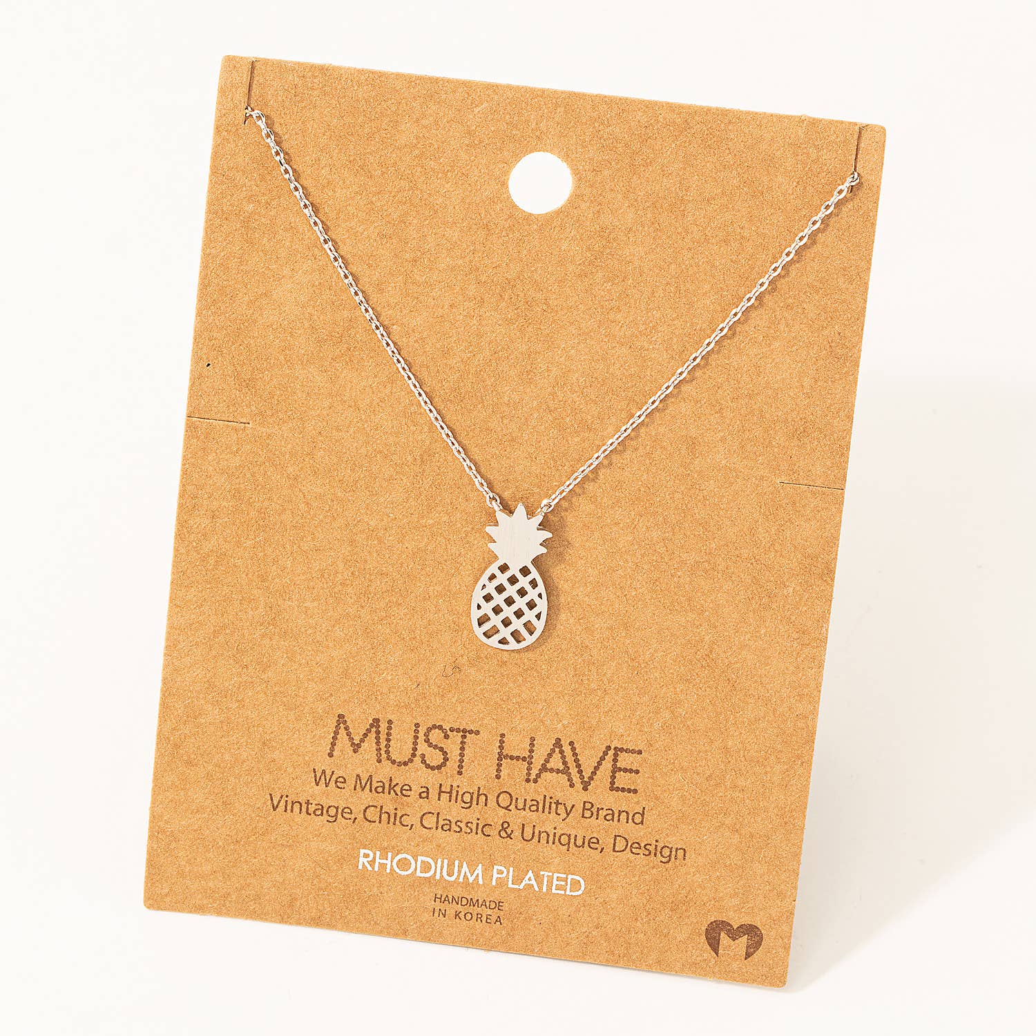 Pineapple Charm Necklace