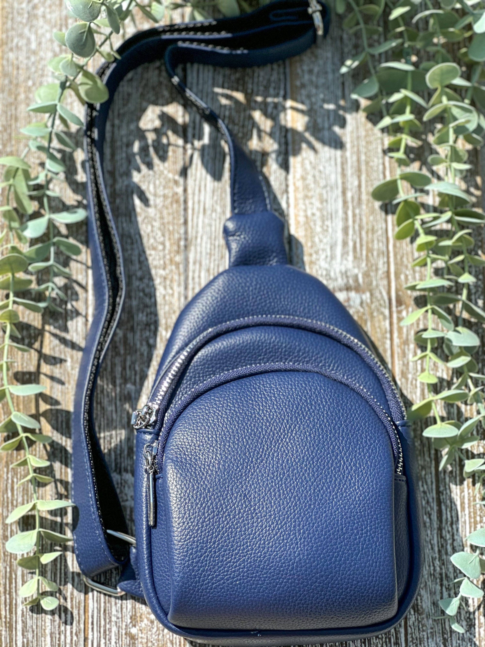 Navy Sling Bag