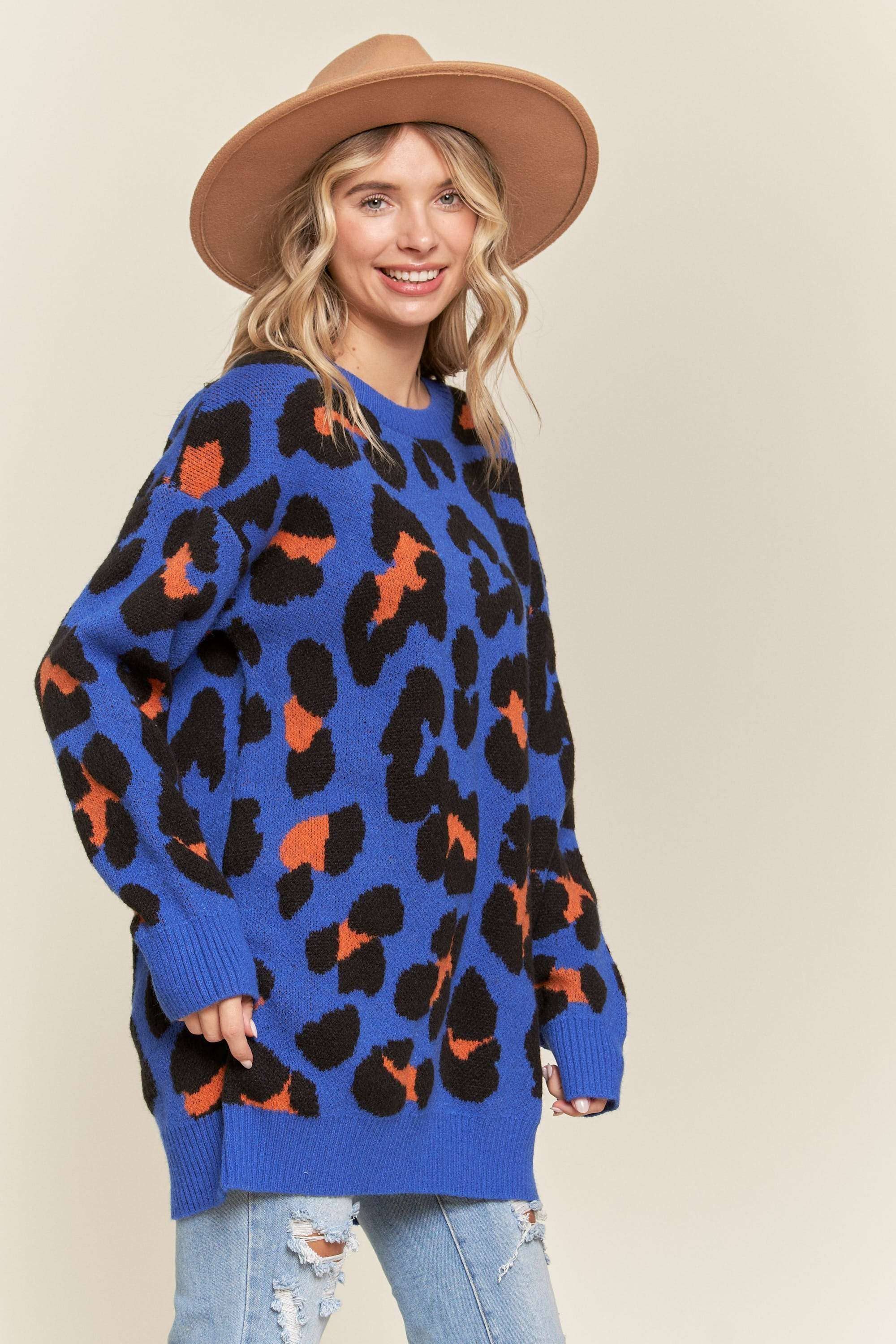 Leopard Tunic Sweater