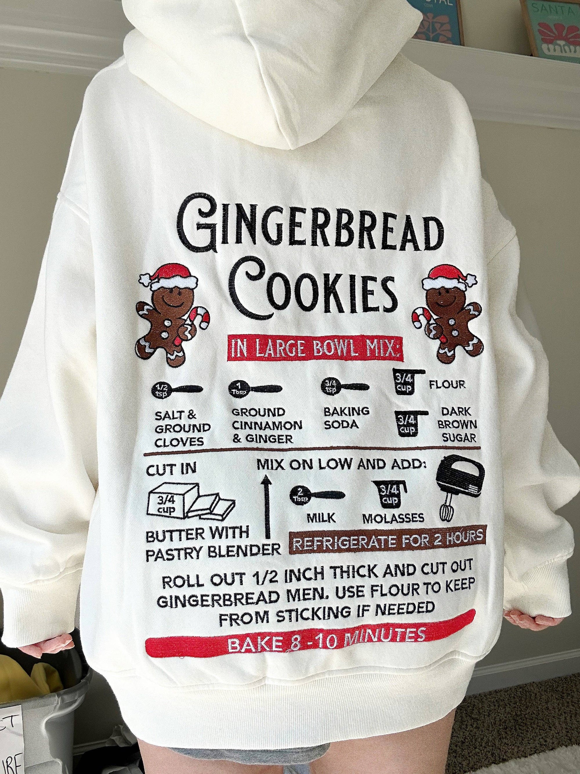 Gingerbread Recipe Hoodie